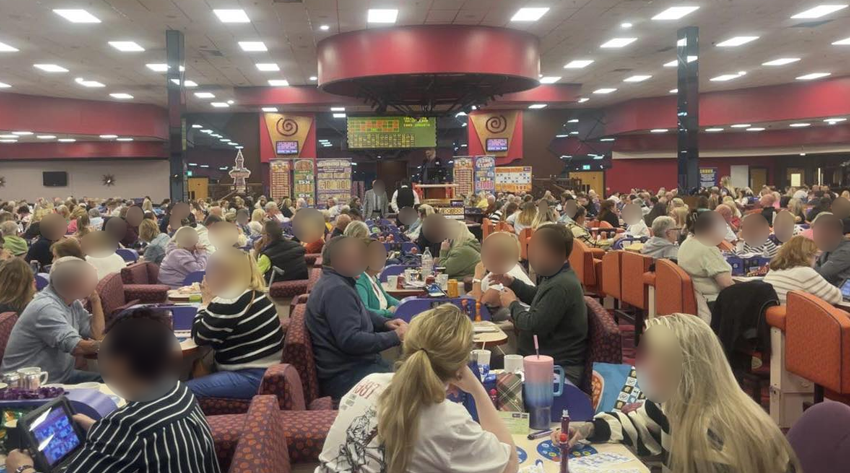 bingo hall main seating area