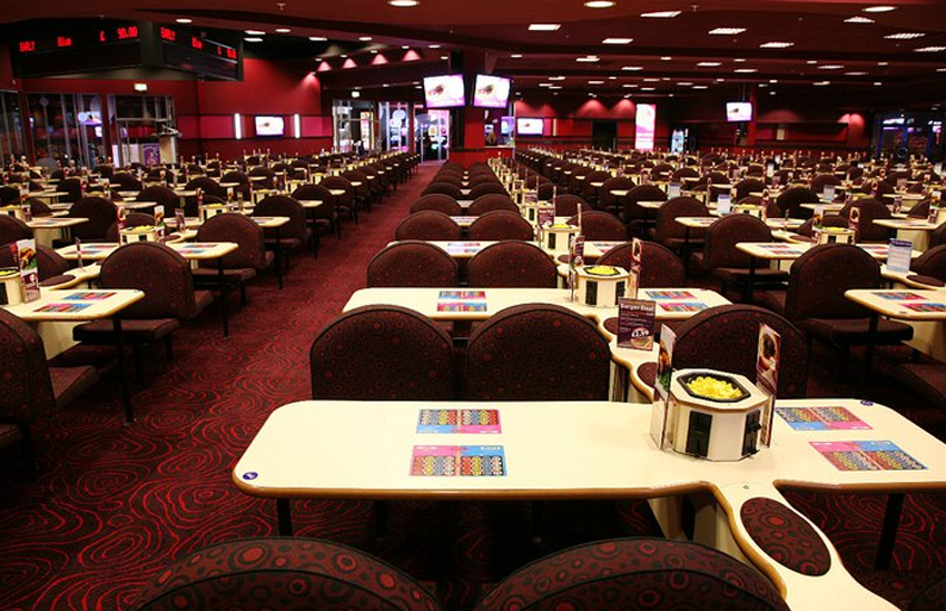 picture of the bingo hall seating area