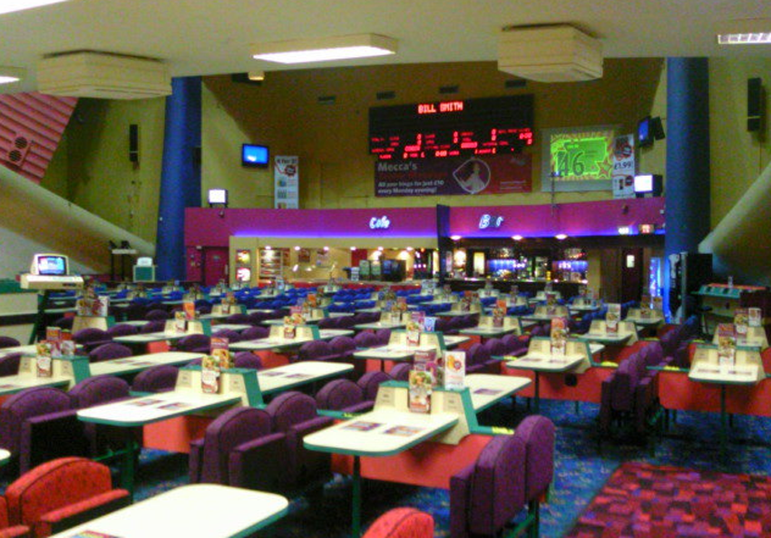 bingo seating area